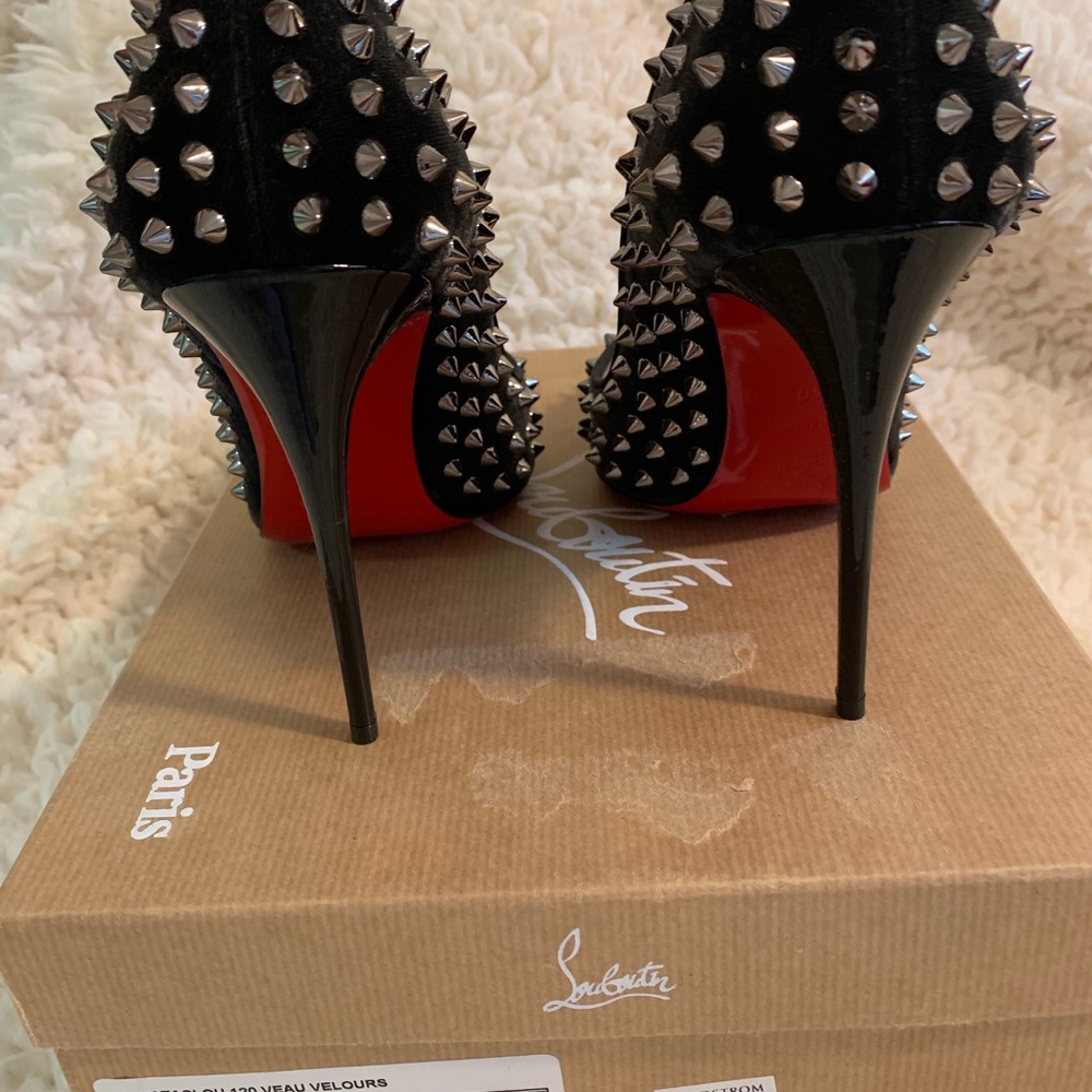 Christian Louboutin Black Spike Pumps